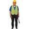 Erb Safety Aware Wear Non-ANSI Vest, 14602 - Lime, One Size 14602 - alternate 3